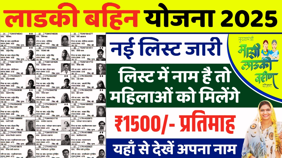 Ladki Bahin Yojana Beneficiary List